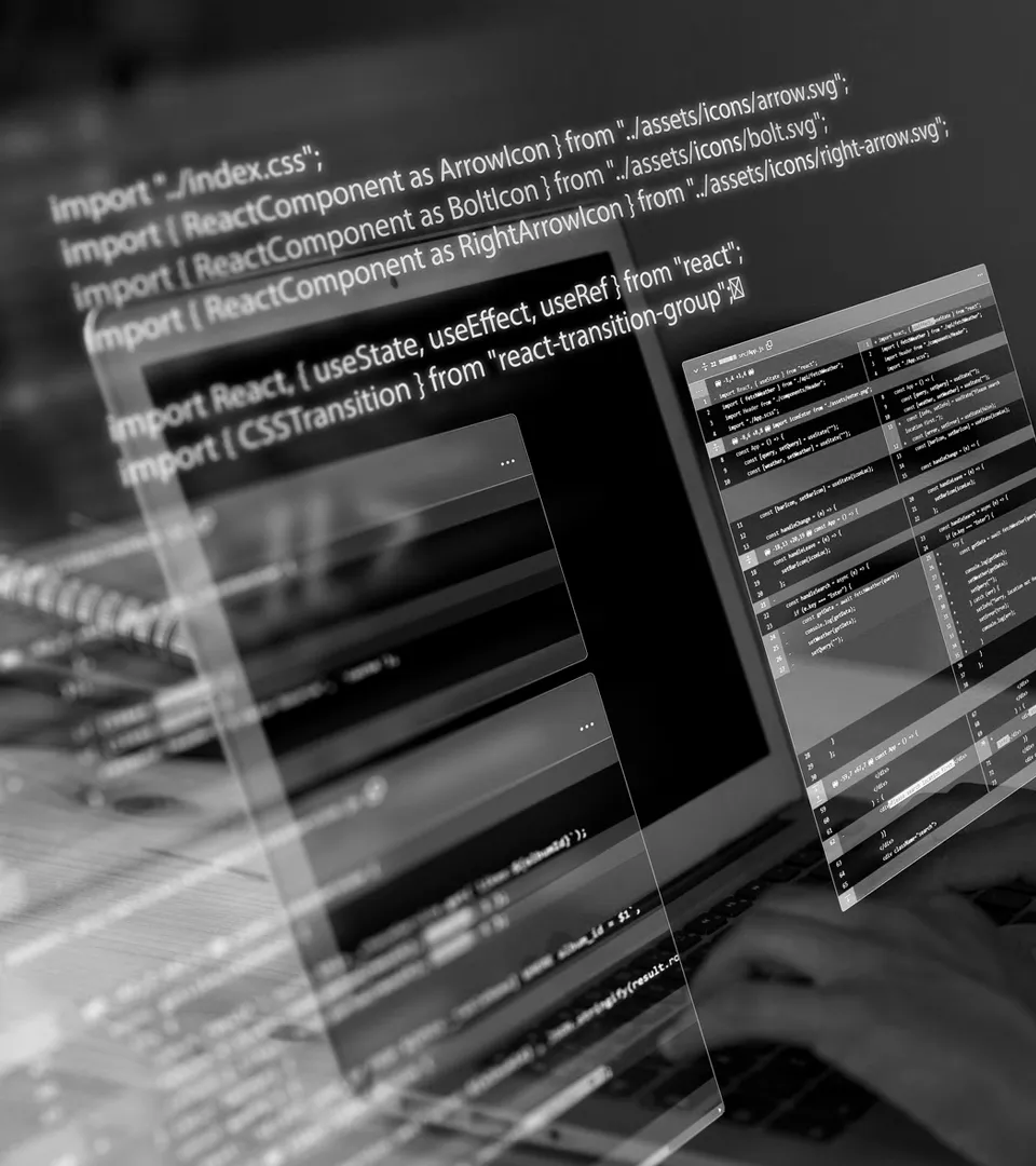 Front-end development and web platform coding work example